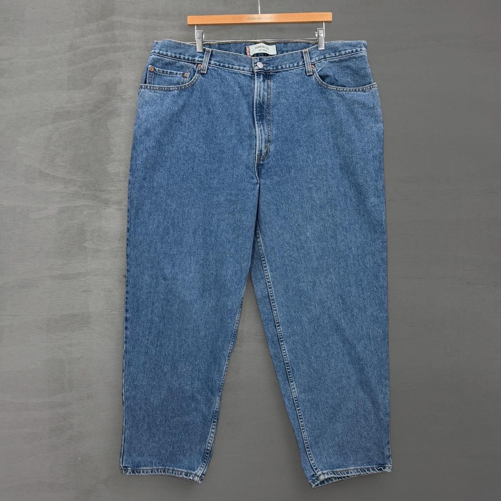 Vintage Levi's 560 Comfort Fit Jeans Blue Medium Wash Tapered Leg 42 x 30